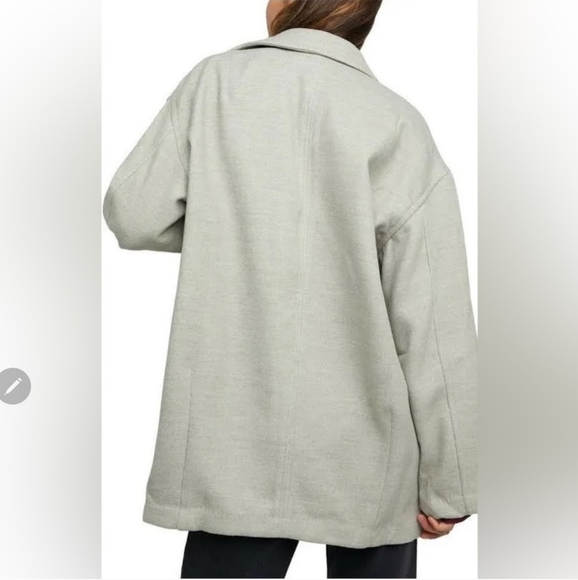 Free People Hannah Double Breasted Blazer Coat - Picture 3 of 16